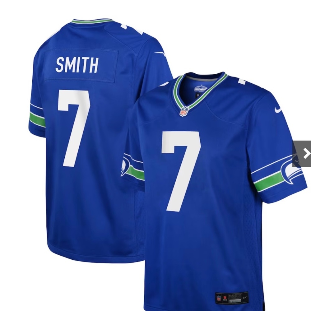 Geno Smith NFL youth Seattle Seahawks Jersey